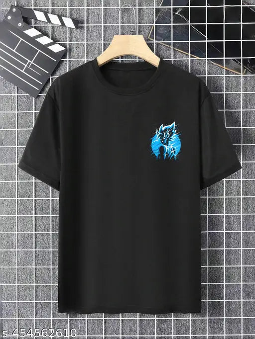 Trendy Mens oversize black t shirt, Naruto Printbreak the rules